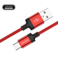 USB кабель Jokade JA041 Type-C 5A smart charging (2m)- червоний USB кабель Jokade JA041 Type-C 5A smart charging (2m)- червоний