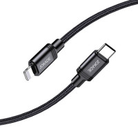 USB кабель Jokade JA041 Type-C to lightning PD30W smart charging (2m)- чорний USB кабель Jokade JA041 Type-C to lightning PD30W smart charging (2m)- чорний