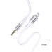 AUX кабель Jokade JA106 LINGYUE silicone (3.5мм to Lightning) 1m- білий