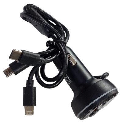 FM модулятор (трансмітер) Jokade JH058 BAOKEPD PD45W BT5.0 (3 in 1 cable)