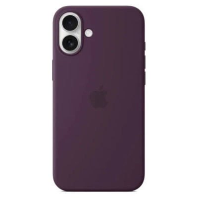 Накладка (з мікрофіброю) Silk Full Protective для iPhone 17- сливовий