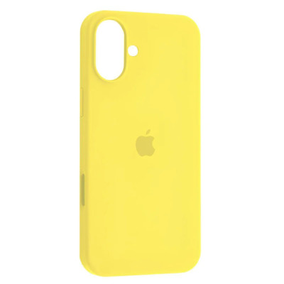 Накладка (з мікрофіброю) Silk Full Protective для iPhone 17- жовтий