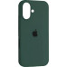Накладка (з мікрофіброю) Silk Full Protective для iPhone 17- зелена трава