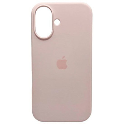 Накладка (з мікрофіброю) Silk Full Protective для iPhone 17- пастельно-рожевий