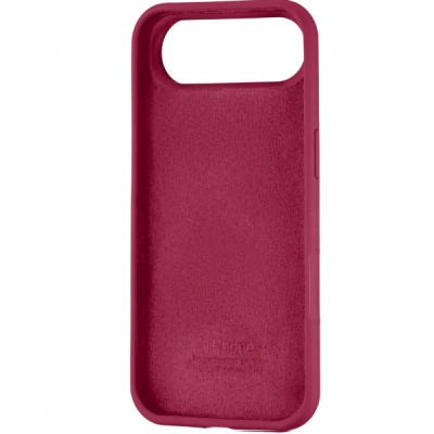 Накладка (з мікрофіброю) Silk Full Protective для iPhone 17 Air- сливовий