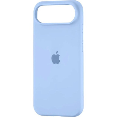 Накладка (з мікрофіброю) Silk Full Protective для iPhone 17 Air- бузково блакитний