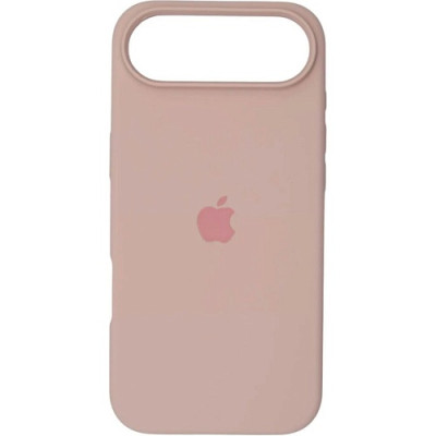 Накладка (з мікрофіброю) Silk Full Protective для iPhone 17 Air- пастельно-рожевий