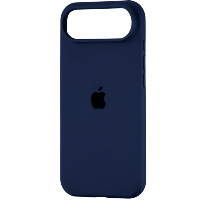 Накладка (з мікрофіброю) Silk Full Protective для iPhone 17 Air- темно-синій