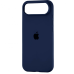 Накладка (з мікрофіброю) Silk Full Protective для iPhone 17 Air- темно-синій