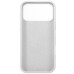 Накладка (з мікрофіброю) Silk Full Protective для iPhone 17 Pro- білий