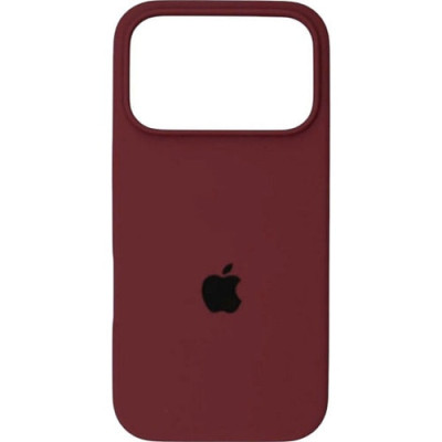 Накладка (з мікрофіброю) Silk Full Protective для iPhone 17 Pro- сливовий