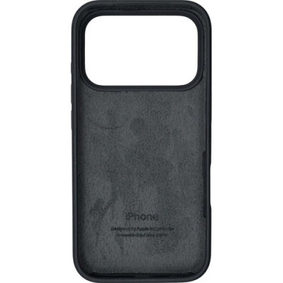 Накладка (з мікрофіброю) Silk Full Protective для iPhone 17 Pro- темно-сірий