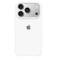 Накладка (з мікрофіброю) Silk Full Protective для iPhone 17 Pro Max- білий