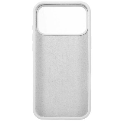Накладка (з мікрофіброю) Silk Full Protective для iPhone 17 Pro Max- білий