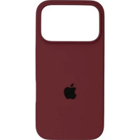 Накладка (з мікрофіброю) Silk Full Protective для iPhone 17 Pro Max- сливовий