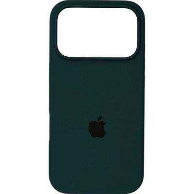 Накладка (з мікрофіброю) Silk Full Protective для iPhone 17 Pro Max- зелена трава