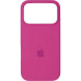 Накладка (з мікрофіброю) Silk Full Protective для iPhone 17 Pro Max- малиновий