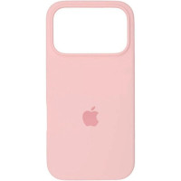Накладка (з мікрофіброю) Silk Full Protective для iPhone 17 Pro Max- пудровий