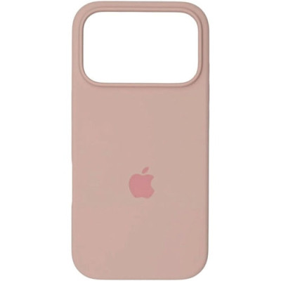 Накладка (з мікрофіброю) Silk Full Protective для iPhone 17 Pro Max- рожевий пісок