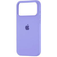 Накладка (з мікрофіброю) Silk Full Protective для iPhone 17 Pro Max- бузковий