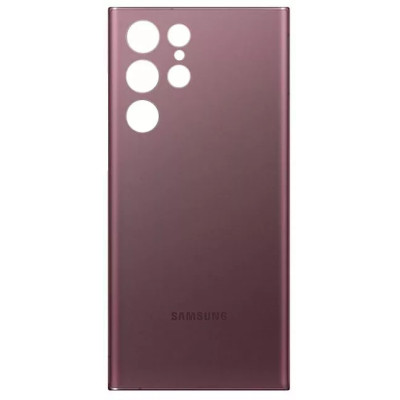 Задня кришка Original для Samsung S22 Ultra 5G / G908 Burgundy Red Задня кришка Original для Samsung S22 Ultra 5G / G908 Burgundy Red