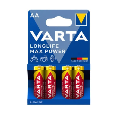 Батарейка LR6 (AA) Varta Longlife MAX Power 4bl (ціна за 1шт)