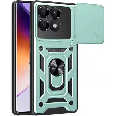 Протиударний чохол Camshield Serge Ring для Xiaomi Poco F7 Pro- зелений Протиударний чохол Camshield Serge Ring для Xiaomi Poco F7 Pro- зелений