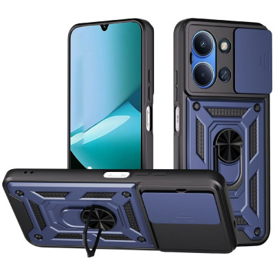 Протиударний чохол Camshield Serge Ring для Xiaomi Redmi 15C (UA/Europe 173mm) / Poco C85 (EU)- синій Протиударний чохол Camshield Serge Ring для Xiaomi Redmi 15C (UA/Europe 173mm) / Poco C85 (EU)- синій