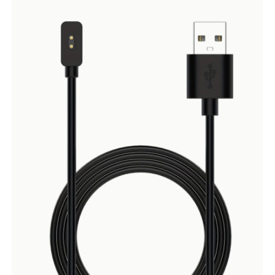 USB кабель для Smart Watch магнітний (2 pin/4.0 mm)- чорний