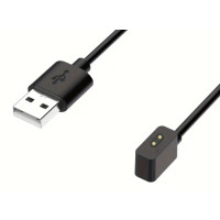 USB кабель для Smart Watch магнітний (2 pin/4.0 mm)- чорний USB кабель для Smart Watch магнітний (2 pin/4.0 mm)- чорний