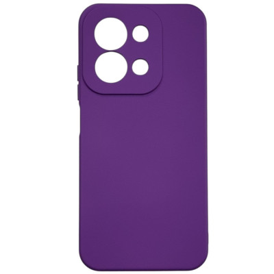 Накладка (з мікрофіброю) Soft Silk для Xiaomi Redmi 15C (UA/Europe 173mm)- фіолетовий