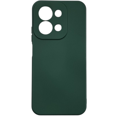 Накладка (з мікрофіброю) Soft Silk для Xiaomi Redmi 15C (UA/Europe 173mm)- темно-зелений