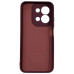 Накладка (з мікрофіброю) Soft Silk для Xiaomi Redmi 15C (UA/Europe 173mm)- марсала