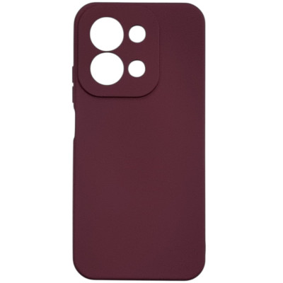 Накладка (з мікрофіброю) Soft Silk для Xiaomi Redmi 15C (UA/Europe 173mm)- марсала