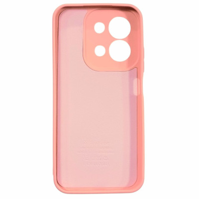 Накладка (з мікрофіброю) Soft Silk для Xiaomi Redmi 15C (UA/Europe 173mm)- рожевий