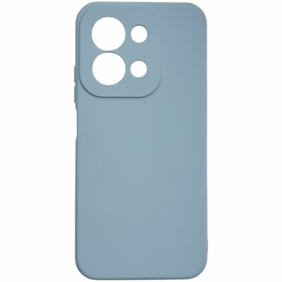 Накладка (з мікрофіброю) Soft Silk для Xiaomi Redmi 15C (UA/Europe 173mm)- блакитний
