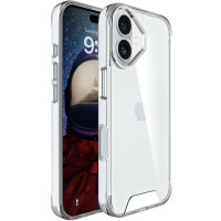 Накладка TPU Space Case transparent для iPhone 17- прозорий Накладка TPU Space Case transparent для iPhone 17- прозорий