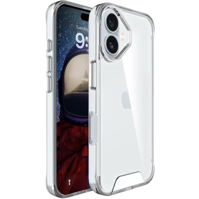 Накладка TPU Space Case transparent для iPhone 17- прозорий Накладка TPU Space Case transparent для iPhone 17- прозорий