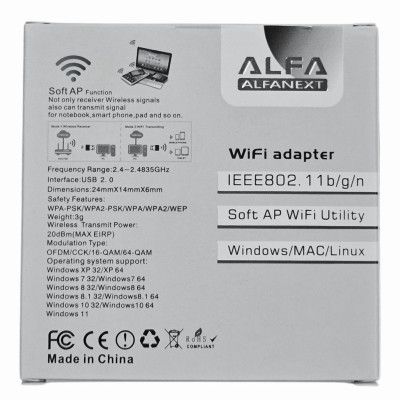 Wi-Fi адаптер ALFA UW06 (300Mb)