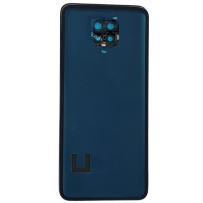 Задня кришка для Xiaomi Redmi Note 9 Pro (зі склом камери) Dark Blue