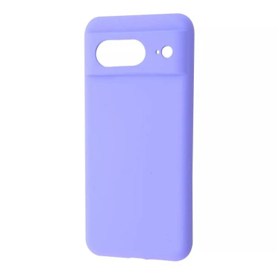 Накладка (з мікрофіброю) Silicone Cover Lakshmi Full Camera для Google Pixel 8- бузковий