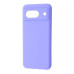 Накладка (з мікрофіброю) Silicone Cover Lakshmi Full Camera для Google Pixel 8- бузковий