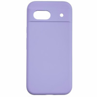 Накладка (з мікрофіброю) Silicone Cover Lakshmi Full Camera для Google Pixel 8a- бузковий