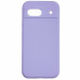 Накладка (з мікрофіброю) Silicone Cover Lakshmi Full Camera для Google Pixel 8a- бузковий