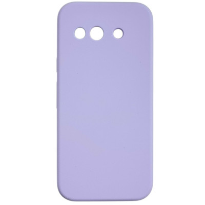 Накладка (з мікрофіброю) Silicone Cover Lakshmi Full Camera для Google Pixel 9a- бузковий