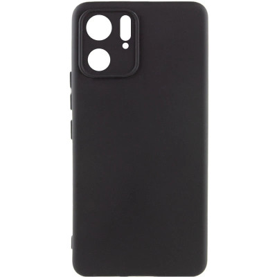 Накладка (з мікрофіброю) Silicone Cover Lakshmi Full Camera для Motorola Edge 40- чорний