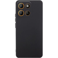Накладка (з мікрофіброю) Silicone Cover Lakshmi Full Camera для Motorola Edge 60 / 60 Fusion- чорний