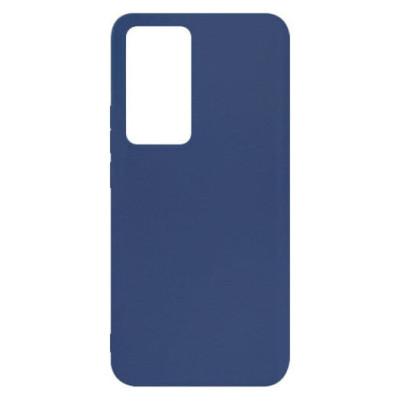Накладка (з мікрофіброю) Silicone Cover Lakshmi для Xiaomi 12T / 12T Pro- темно-синій
