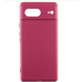 Накладка (з мікрофіброю) Silicone Cover Lakshmi Full Camera для Google Pixel 7 Pro- марсала