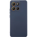 Накладка (з мікрофіброю) Silicone Cover Lakshmi Full Camera для Motorola Moto G35- темно-синій